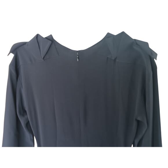 Fendi Navy Blue Long Sleeve Dress Size 38 IT | Made in Italy Designer Sheath - Picture 13 of 16